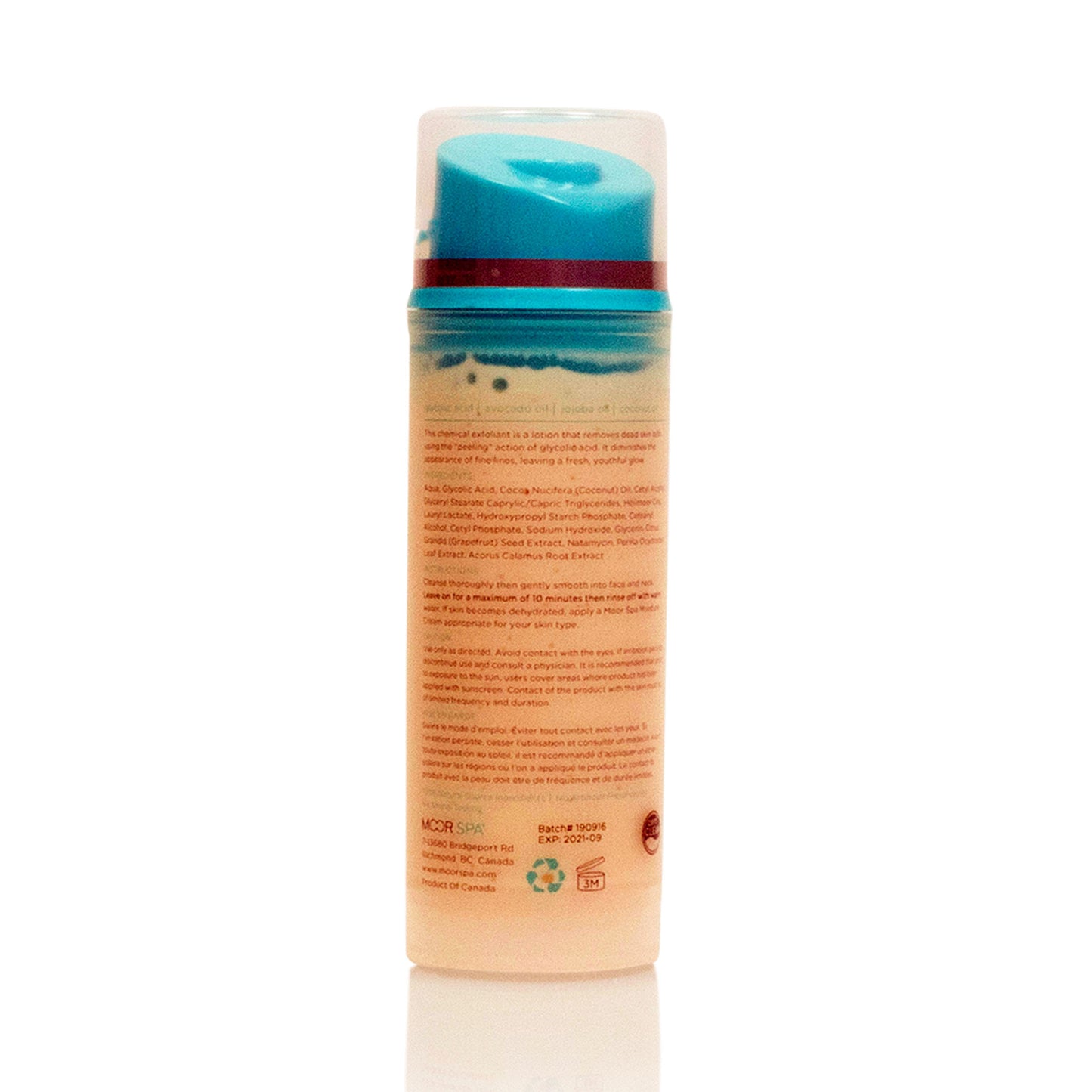 MOOR SPA 10% GLYCOLIC EXFOLIATING FACIAL LOTION