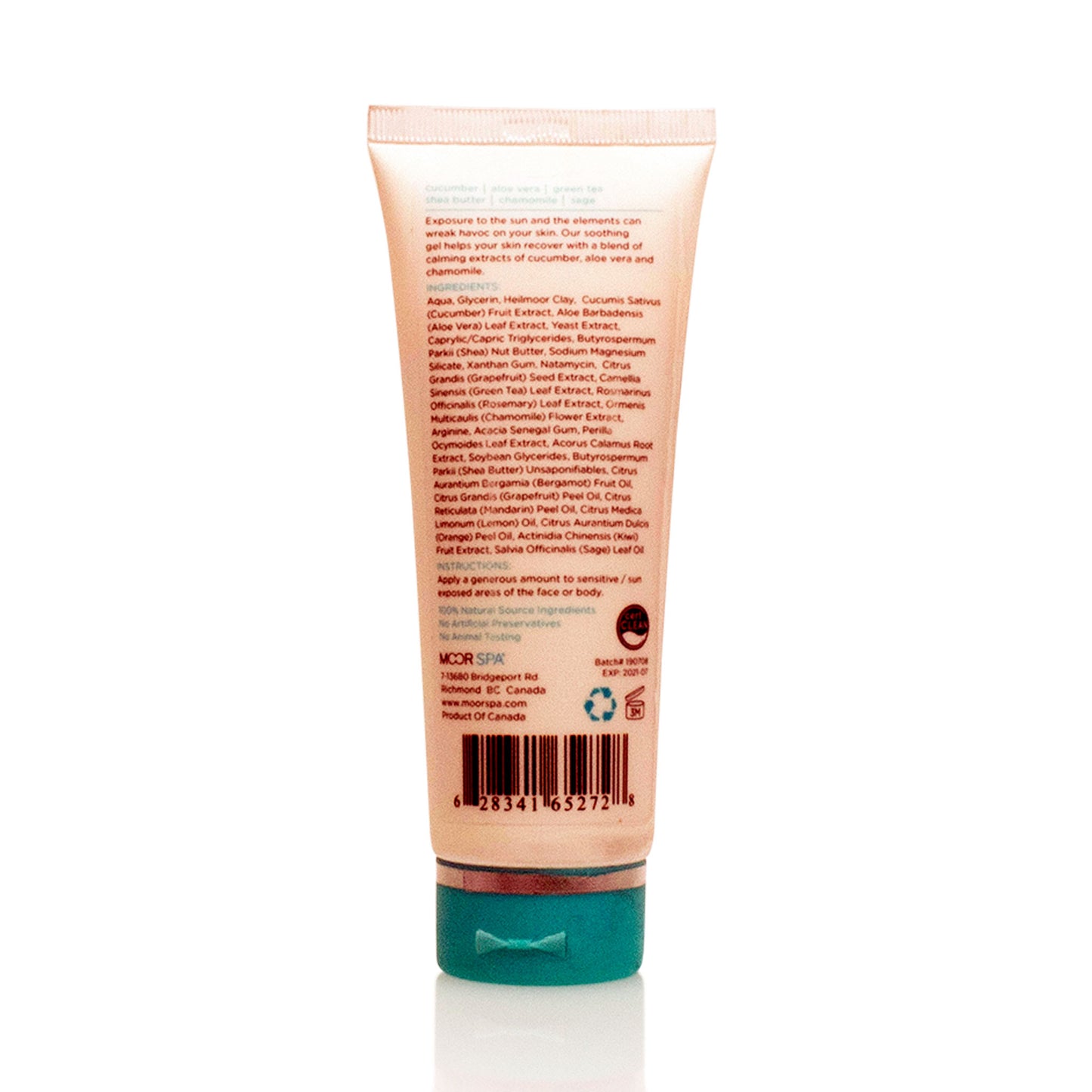 MOOR SPA AFTER SUN GEL FOR FACE AND BODY