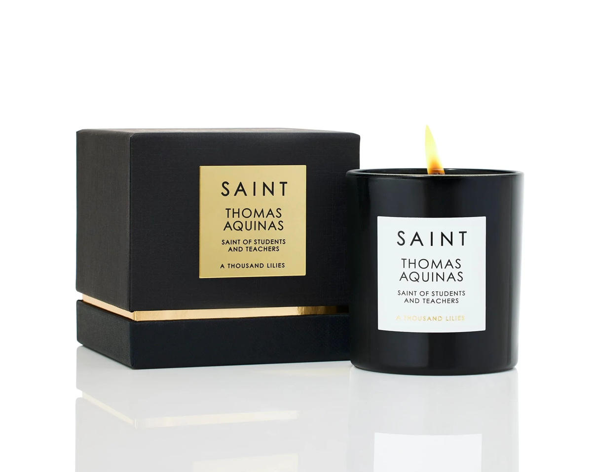 SAINT CANDLES by Ira Dewitt - THOMAS AQUINAS