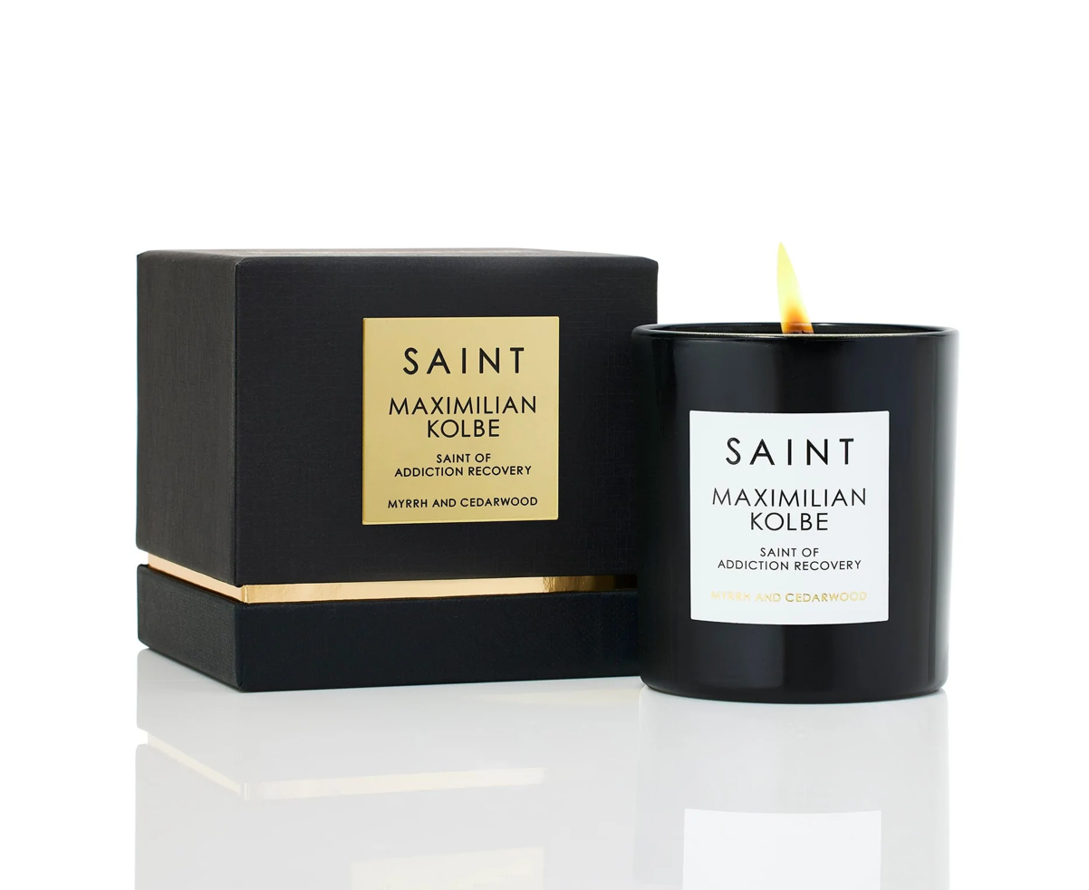 SAINT CANDLES by Ira Dewitt - MAXIMILIAN KOLBE